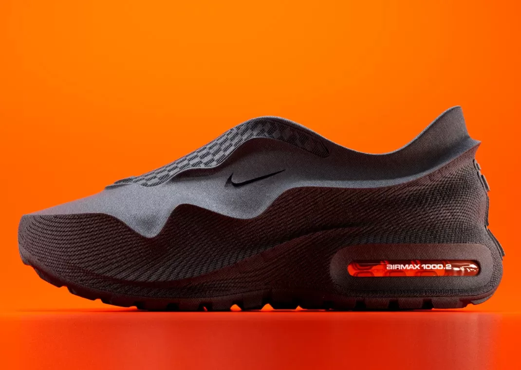 Nike Air Max 1000.2: 3D-Sneaker in Hyper Crimson