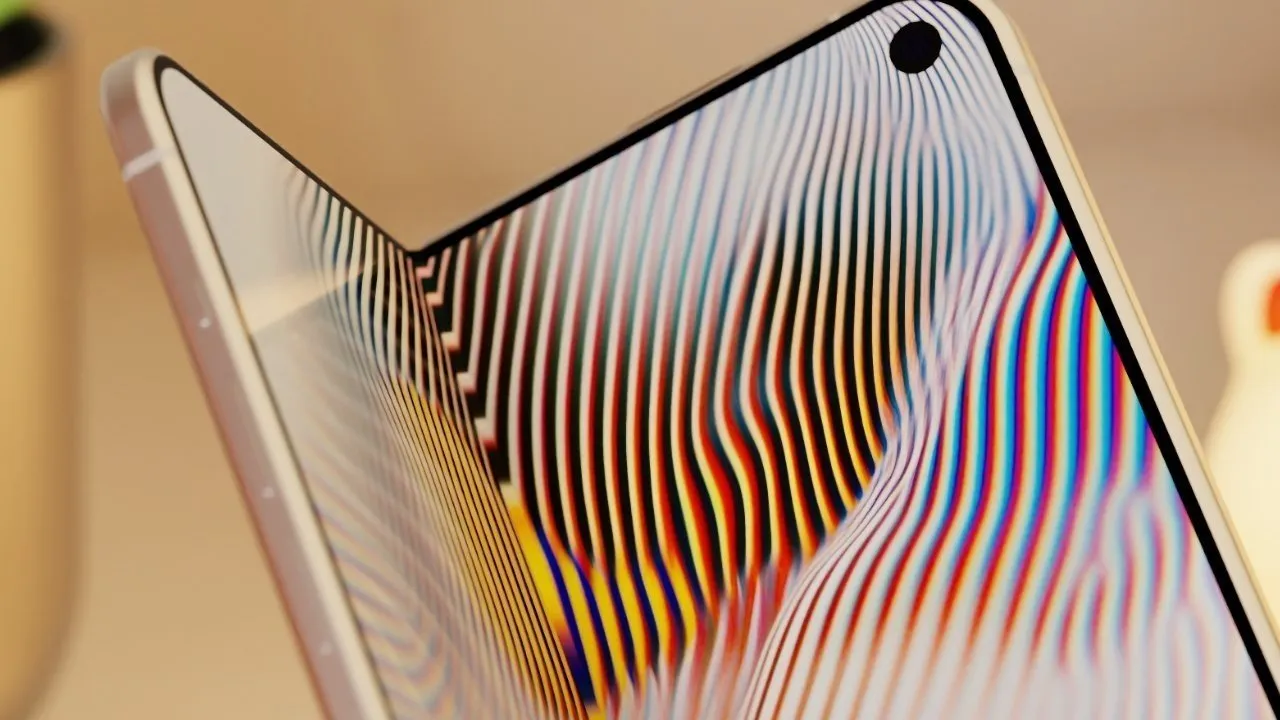 Eine Glas-Sandwich-Konstruktion schützt das Display des iPhone Fold vor Beschädigungen