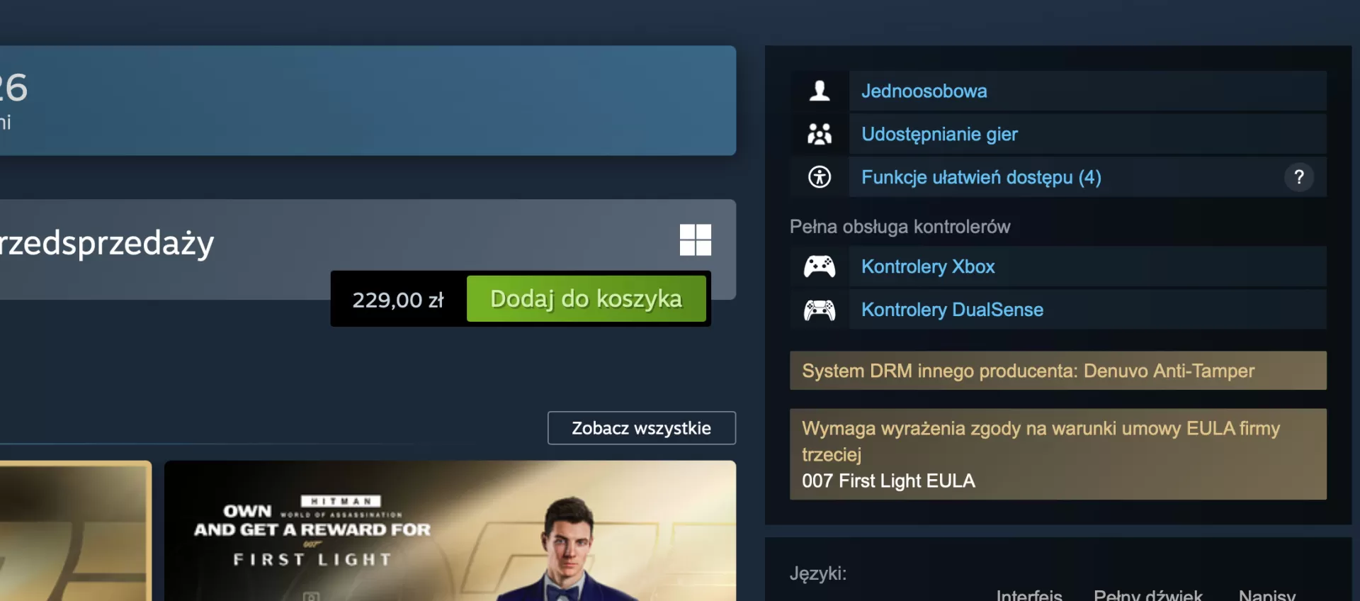007 First Light: Denuvo-DRM löst Refund-Kritik aus