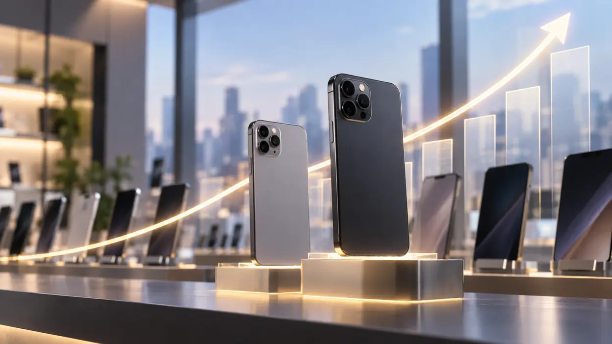 Visualisierung der steigenden Nachfrage nach der Galaxy-S26-Generation