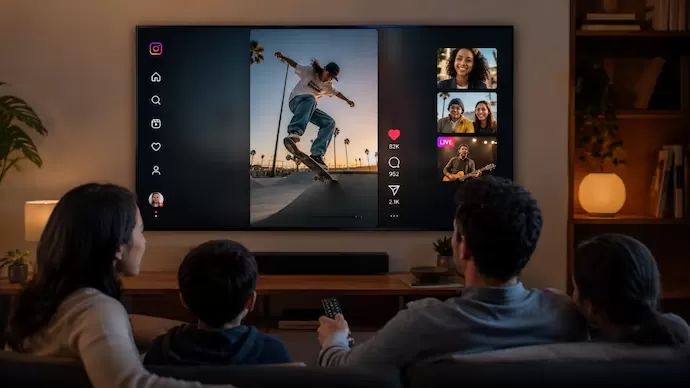 Instagram auf Samsung Smart-TVs: Meta bringt Reels und Stories jetzt auf den Fernseher