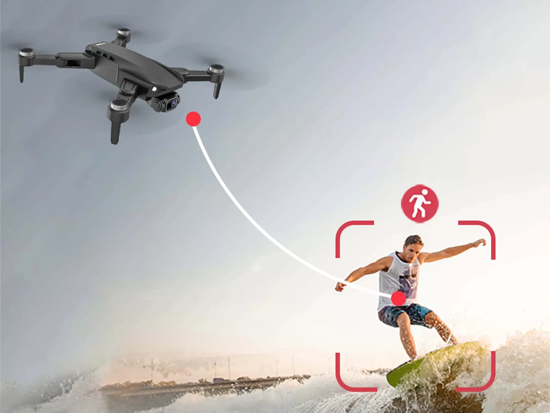 LYZRC L900 Plus: Günstige GPS-Drohne mit Display-Controller