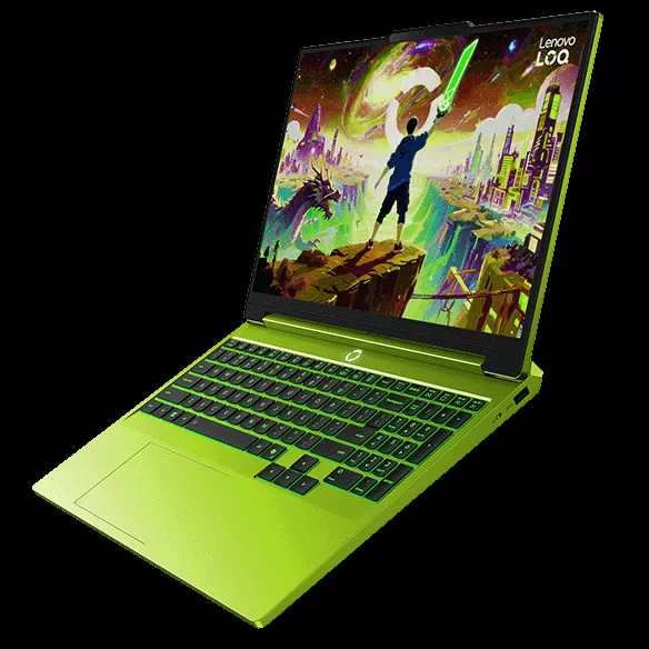 Lenovo LOQ 15: Gaming-Laptop startet in Surge Green