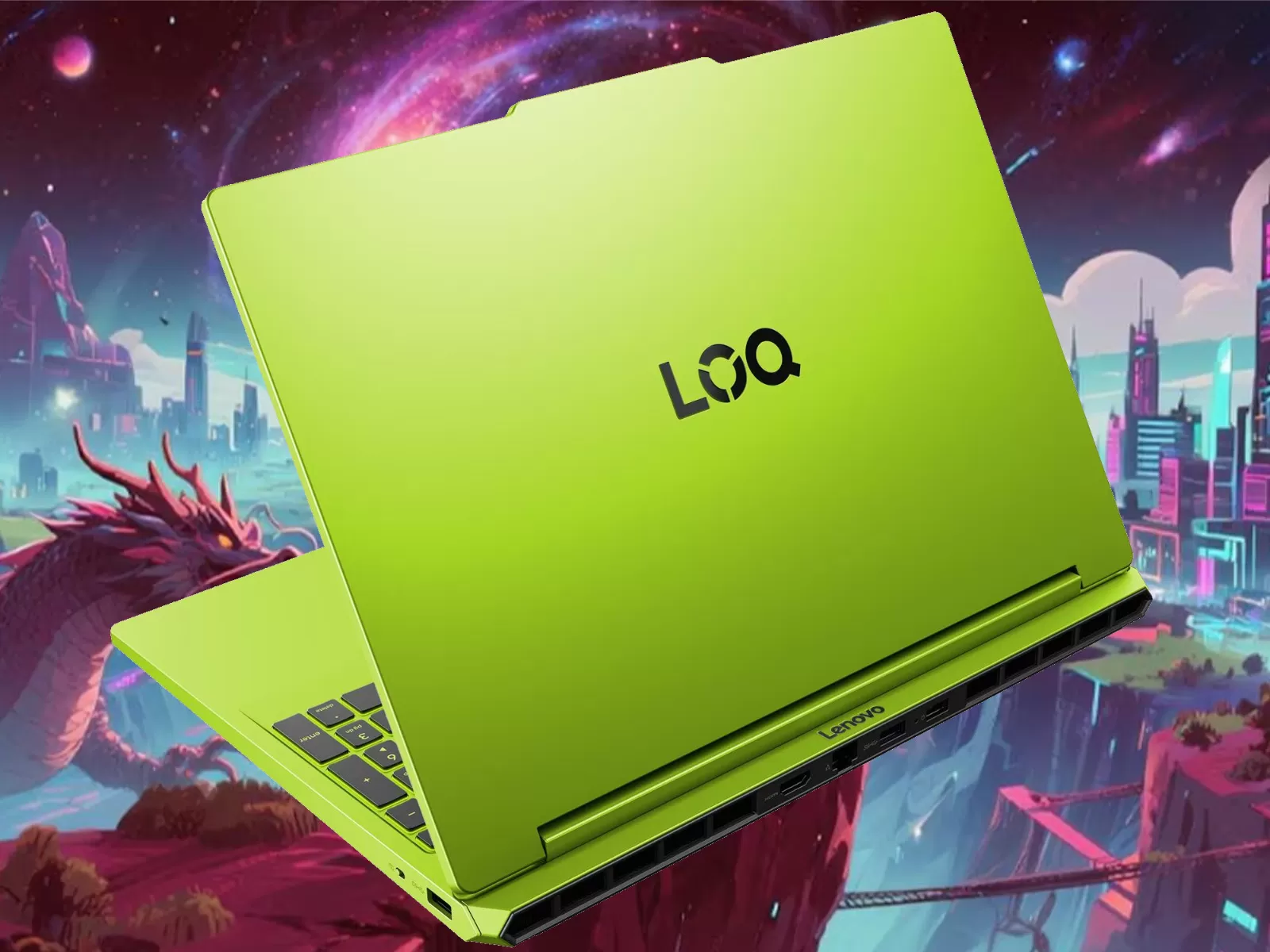 Lenovo LOQ 15: Gaming-Laptop startet in Surge Green