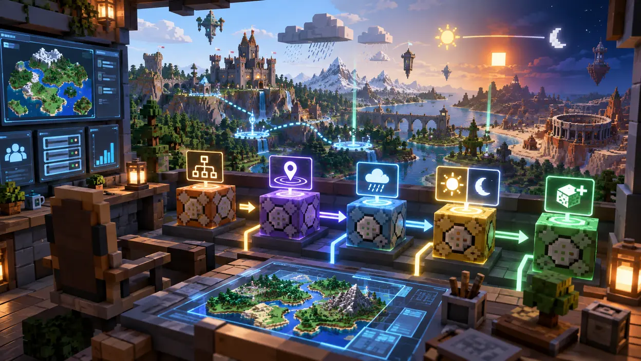 Voxel-Kommandozentrale für Serververwaltung und Kartenerstellung