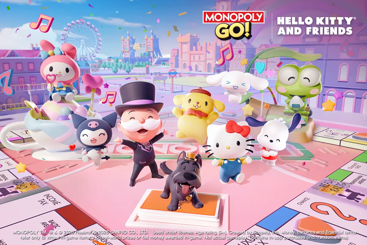 Monopoly GO geht offiziell eine Kooperation mit Hello Kitty ein