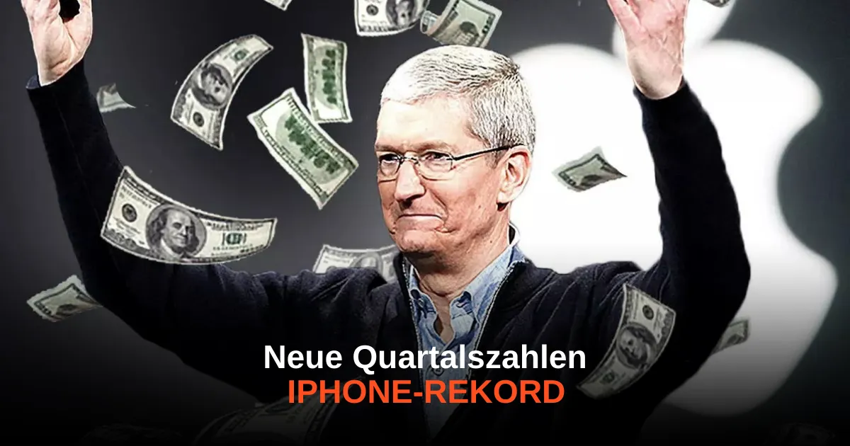 Apple meldet starke Zahlen – iPhone treibt das Ergebnis