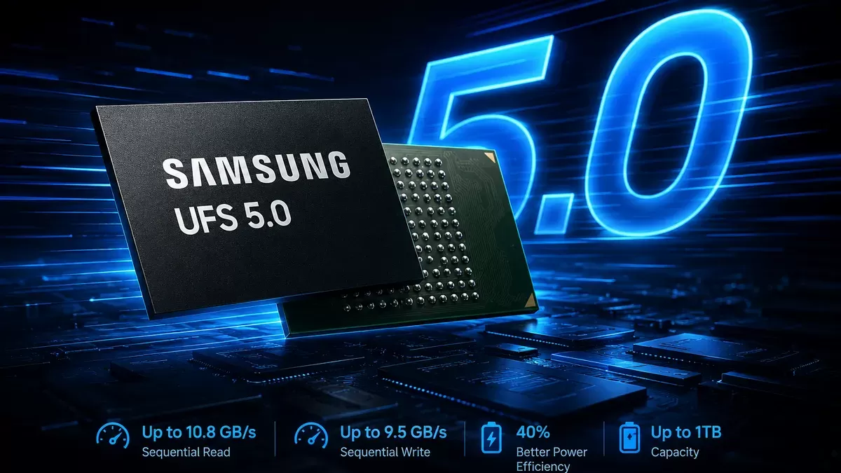 Samsung UFS 5.0 ist offiziell: Diese Speicher-Revolution könnte Ihr nächstes Smartphone deutlich schneller machen