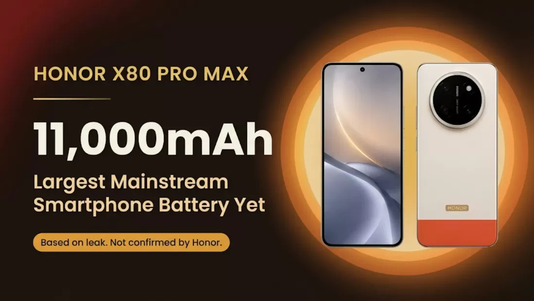 Honor X80 Pro Max Mit 11.000-mAh-Akku Angeteasert