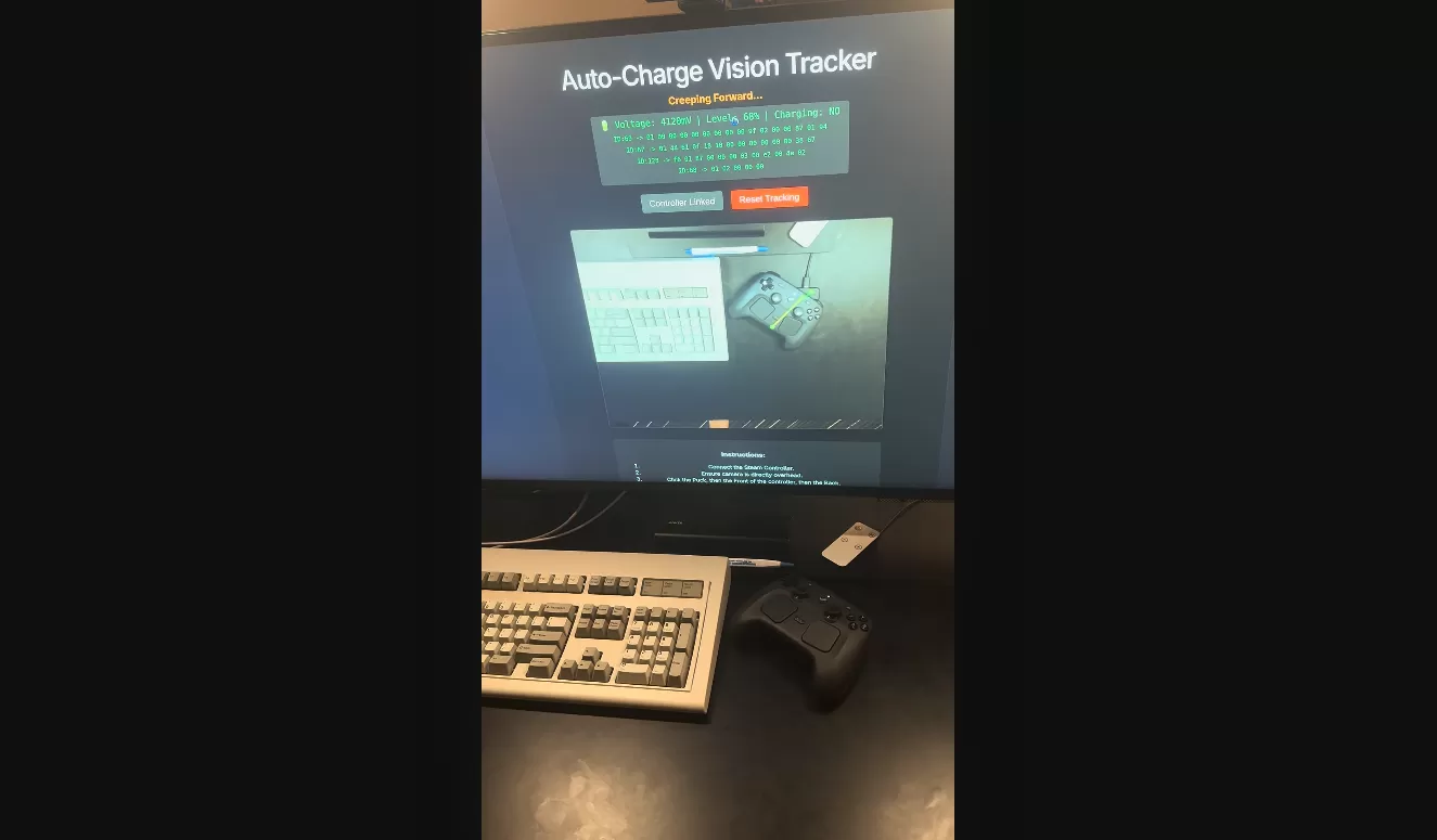 Steam Controller fährt per Web-App selbst zur Ladestation