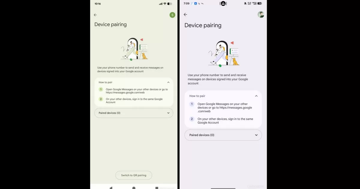 Google Messages Entfernt Offenbar Die Einfachste Kopplungsmethode
