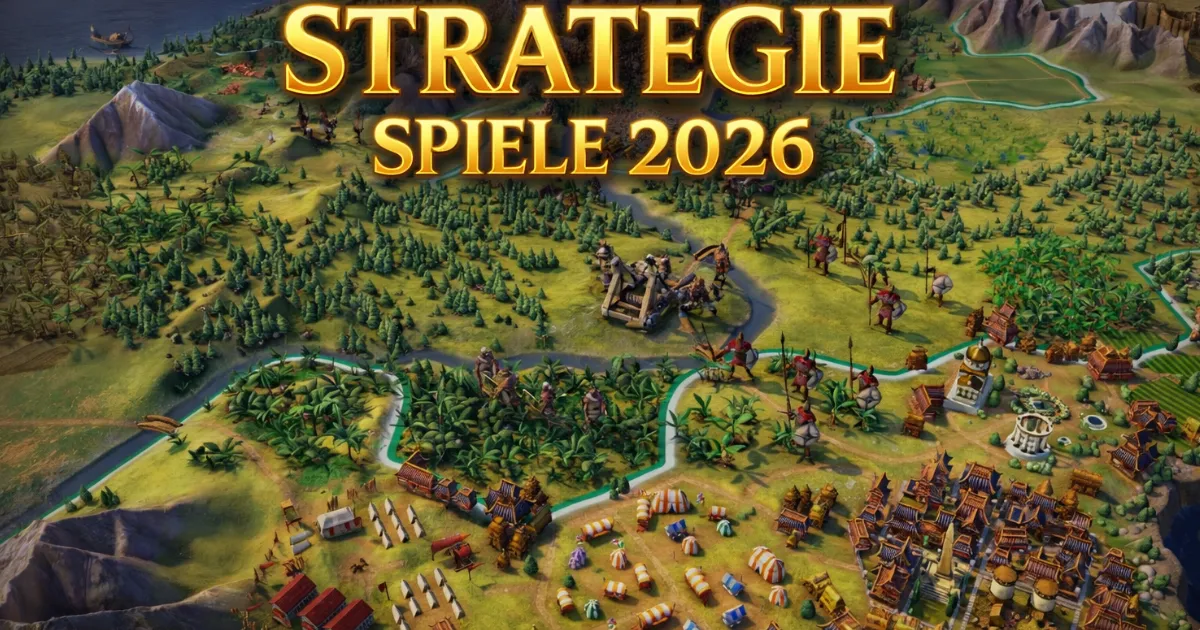 Beste Strategie Spiele 2026 für PC – Die besten Taktik- und Aufbauspiele