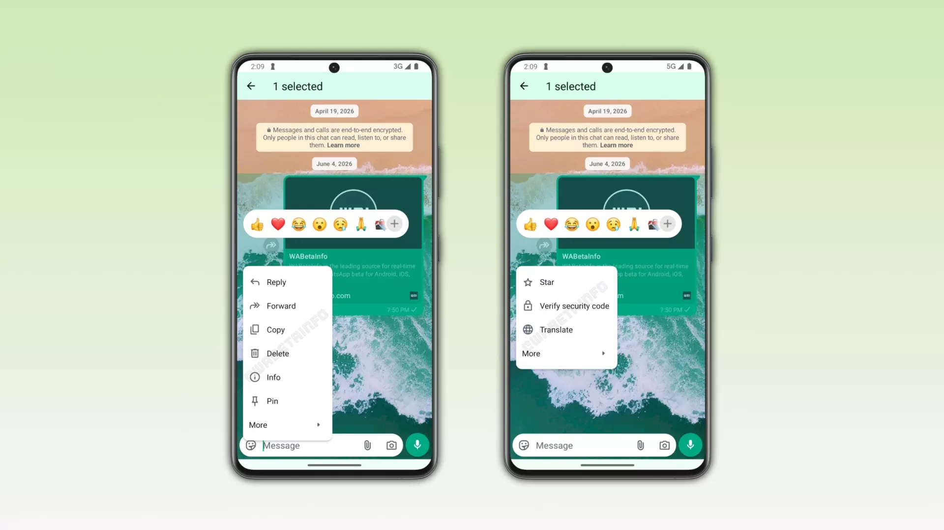 WhatsApp testet iPhone-ähnliches Nachrichtenmenü auf Android